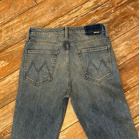 Mother High Waisted Ankle Rider Jeans Salt of Earth jeans size 29 LIKE NEW​ - Picture 7 of 12
